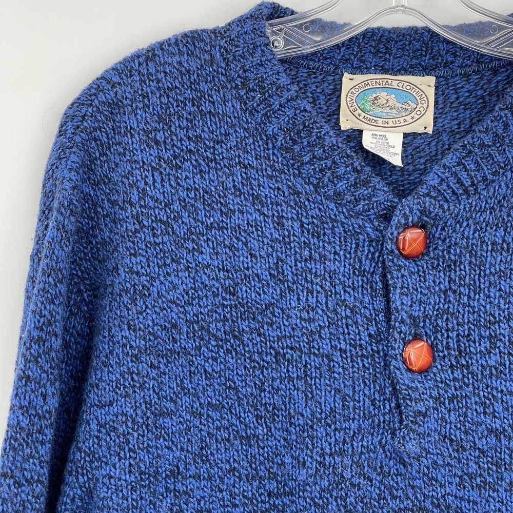 90s Environmental Clothing marled pullover sweater